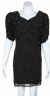 Main image of V-neck Vintage Style Mini Cocktail Dress With Pearls