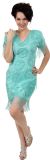 Main image of Fringed Fully Beaded Short Gown