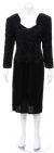 Main image of Tea Length Full Sleeves Formal Hand Beaded Dress