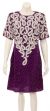 Main image of Short Sleeved Sequin Beaded Cocktail Dress