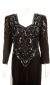 Full Length Sophisticated Evening Gown in closeup