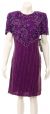 Main image of Tea Length Sequin Beaded Dress