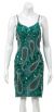 Main image of Short Spaghetti Strapped Sequin Beaded Cocktail Dress