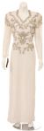 Main image of V-Neck Long Sleeves Long Formal Beaded Gown