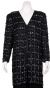 V-neck Checkered Sequin Beaded Jacket in alternative image