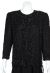 Main image of Asymmetric Hand Beaded Jacket with Floral Border