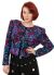 Gold Leaf Style Jacket  in Black/Multi color