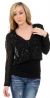 Main image of V-neck Short See-through Beaded Jacket  