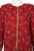 Floral Linked Gold Border Hem Jacket  in close up