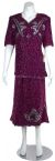 Main image of Short Sleeve Two Piece Sequin Dress