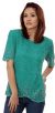 Main image of Fully Beaded Blouse with Decorative Hem and Sleeve