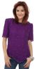 Main image of Round Edged Hem Short Sleeved Blouse