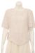 Fully Sequined Beaded Blouse in White