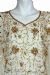 Floral Print Full Length Mother Of the Bride Dress in closeup