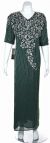 Main image of V-neck Floral Print Full Length Formal Dress