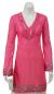 Main image of V-neck long Sheer blouse with full sleeves