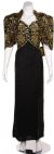 Main image of Full Length High Waistline Beaded Dress