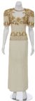 Main image of Fairy Tale Hand Beaded Short Sleeved Gown