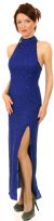 Main image of Full Beaded Halter Neck Cocktail Dress