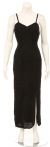 Main image of Dark Night Hand Beaded Long Formal Dress
