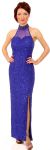 Main image of Halter Neck Sequined Formal Cocktail Dress