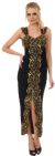 Main image of Elegant Floral Beaded Tea Length Formal Cocktail Dress
