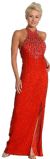 Main image of Halter Neck Beaded Formal Dress