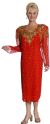 Main image of Fully Beaded Tea Length Formal Dress