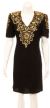 Main image of Blooming Sequined Flowered Short Dress