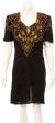 Main image of V-Neck Short Beaded Cocktail Dress