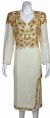 Main image of V-Neck Knee Length Formal Beaded Dress with Front Slit