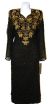 Main image of Full Sleeves Below Knee Length Sequined Formal Dress