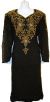 Main image of Knee Length Full Sleeves Sequined Formal Dress