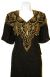 Half Sleeves Knee Length Sequined Formal Party Dress in close up