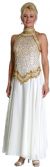 Main image of A-Line Halter Neck Beaded Dress.