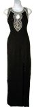 Main image of Key Hole Sequin Beaded Formal Dress 