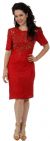 Main image of Knee Length Half Sleeves Cocktail Dress