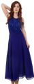 Main image of A-line Silk Chiffon Formal Dress with Beaded Bodice 