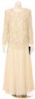 Main image of Long Sleeve Full Length Sequined Gown