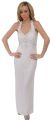 Main image of Broad Straps Beaded Long Dress with Atrractive Back