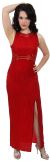 Main image of Semi See Thru Waist Beaded Formal Dress