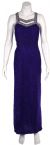 Beaded Full Length Formal in Royal/Blue