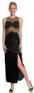Petals Cutwork Design Beaded Formal Gown with Love Keyhole in alternative view