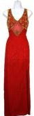 Main image of Sequined Cocktail Dress with Front-Side Slit