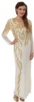 Main image of Sweetheart Neck Beaded Leaf Pattern Long Formal Dress
