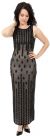 Main image of Exquisite Beaded Full Length Formal Cocktail Dress