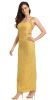 Criss Cross Back Sequin Beaded Pageant Evening Gown in an alternative image