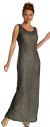 Main image of Diagonal Beaded Full Length Formal Dress