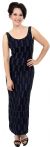 Main image of U-Neck Long Formal Cocktail Dress with Artistic Beading