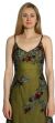 Multi Colored Flowered Sequin Dress in closeup
